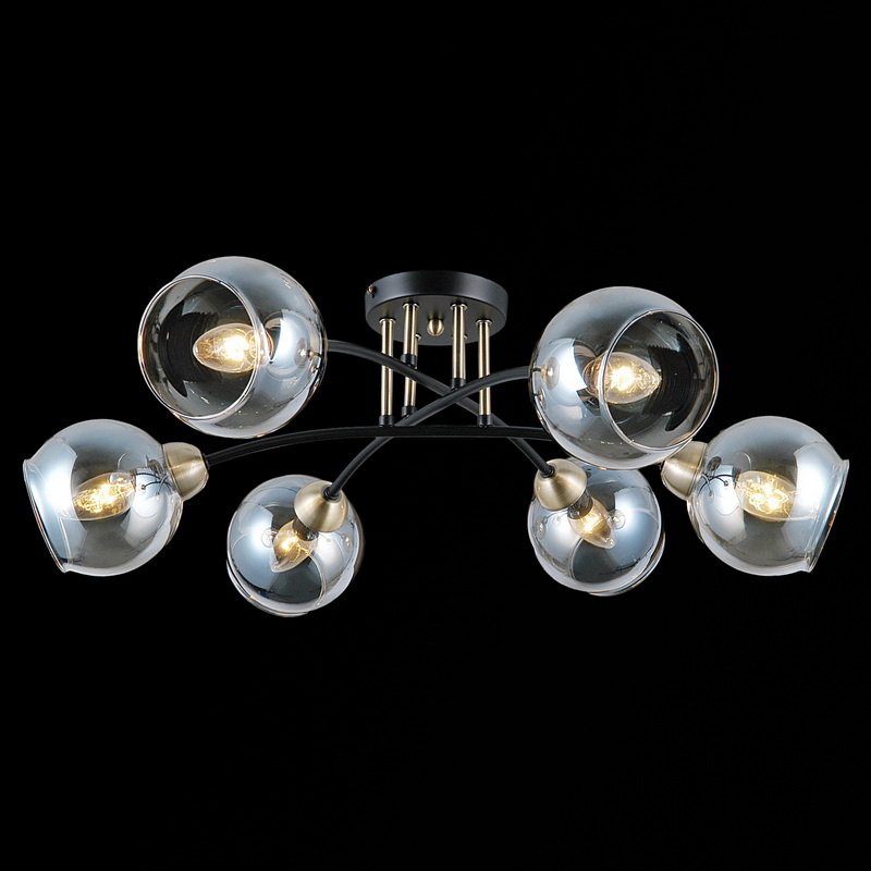 Люстра на штанге Illumico IL9712-6CSQ-79 BK AB