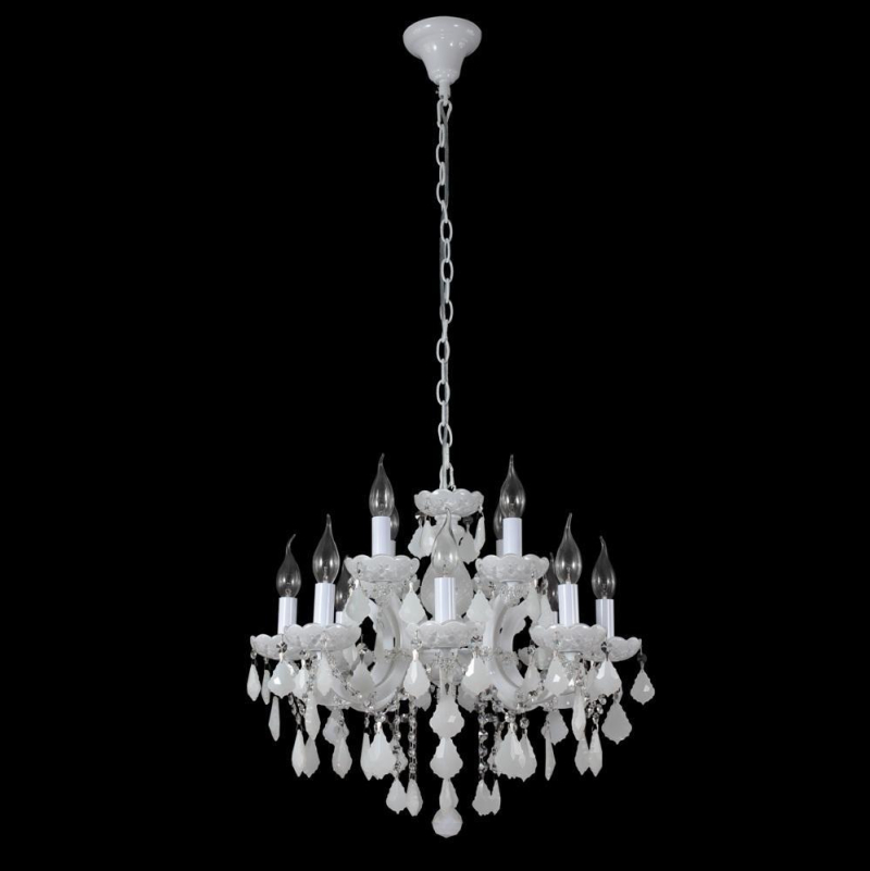 Подвесная люстра Crystal Lux Ines SP8+4 White