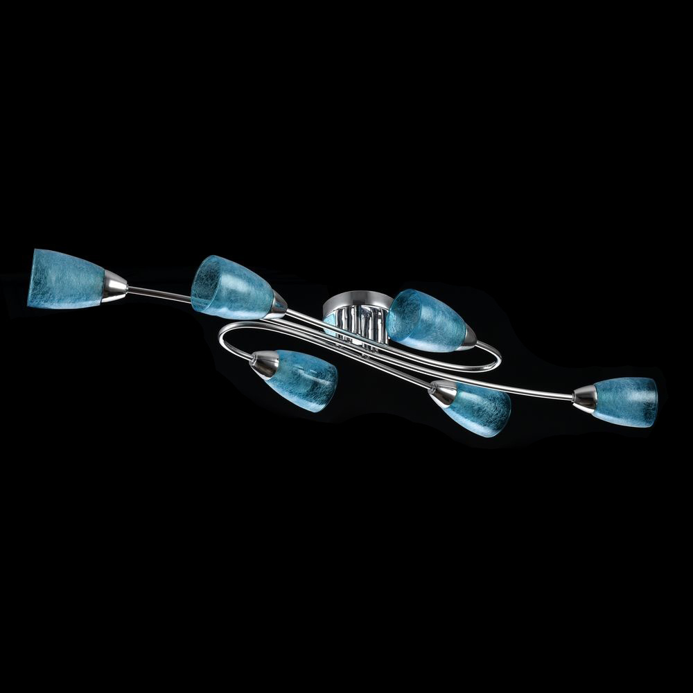 Потолочная люстра Freya Flash FR5104-CL-06-BL