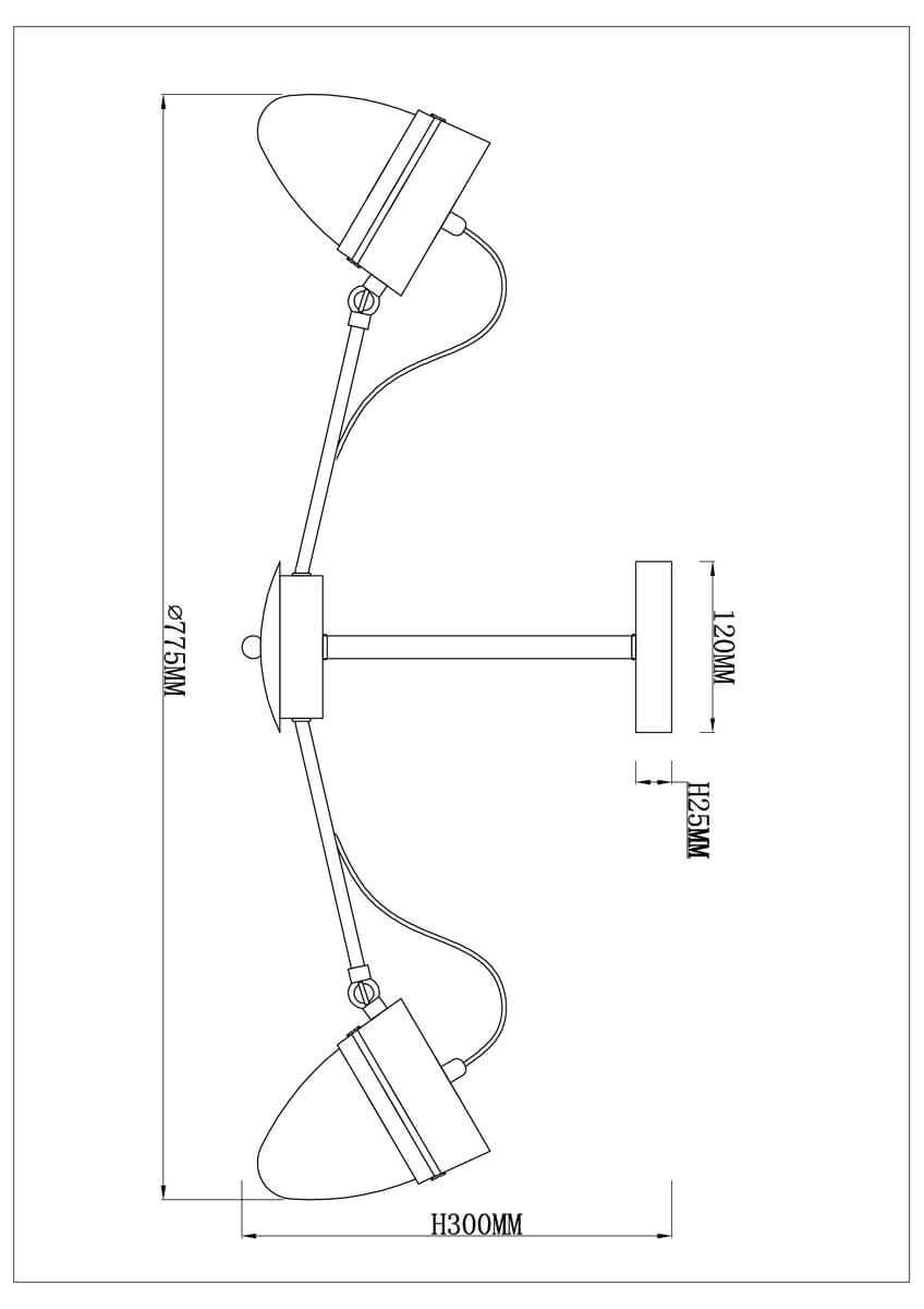 Потолочная люстра Rivoli Falco 3032-305 Б0037679