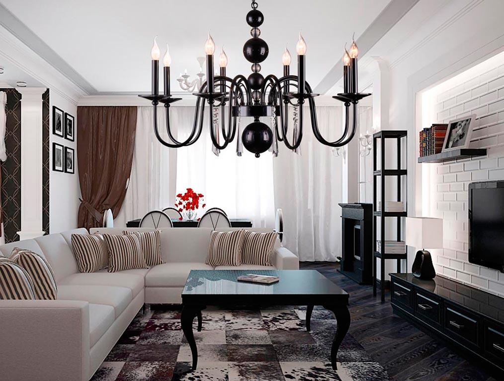 Подвесная люстра Newport 32208/C black