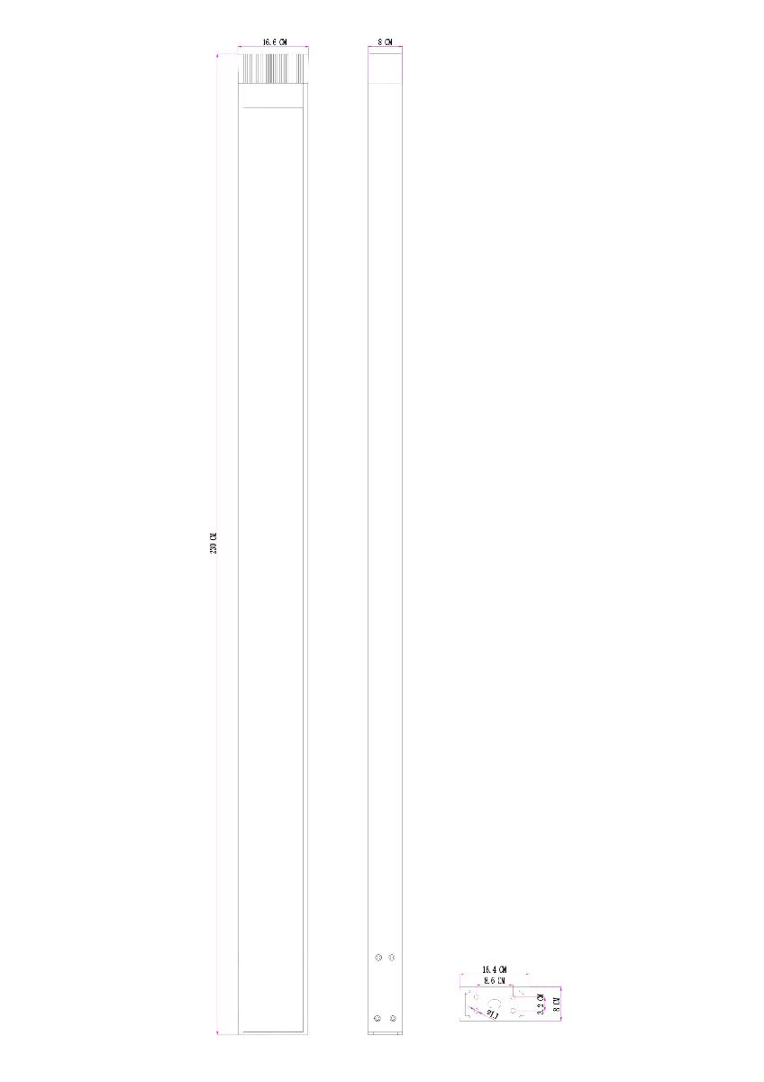 Садово-парковый светильник Arte Lamp Arneb A2140PA-1BR