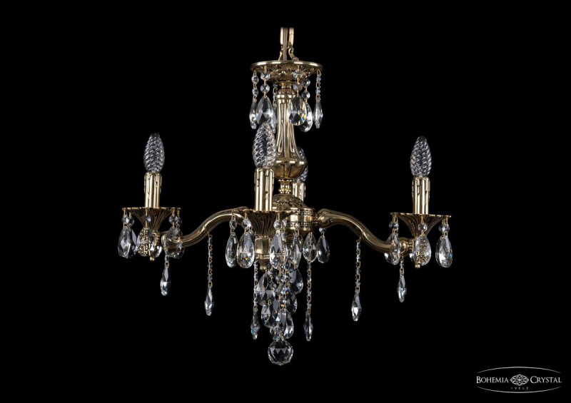 Подвесная люстра Bohemia Ivele Crystal 1710/4/160/B/GB