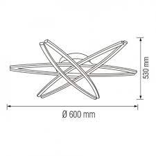 Потолочный светодиодный светильник Horoz Avalon 019-018-0035