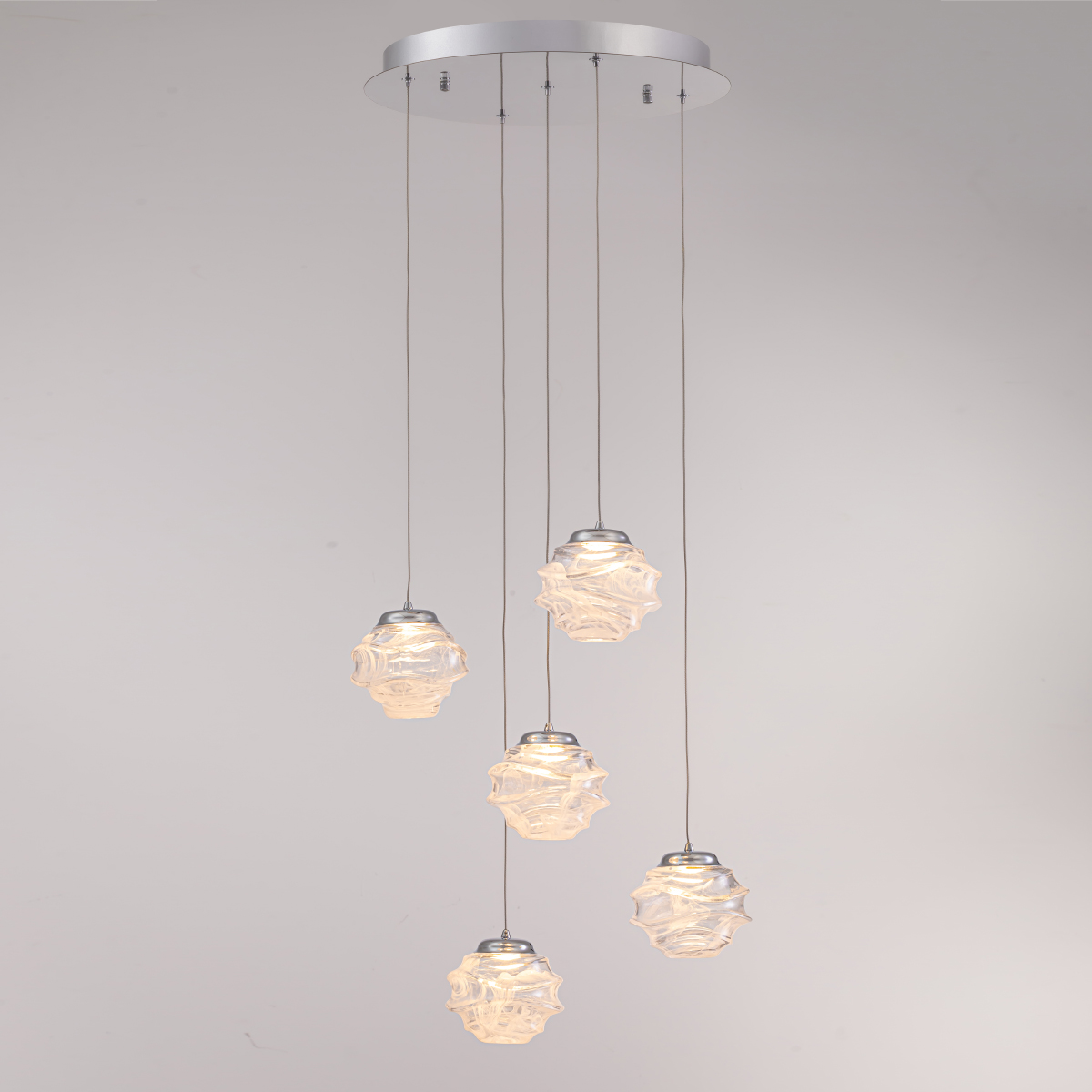 Подвесной светильник Delight Collection MD25030003 MD25030003-5A chrome/clear