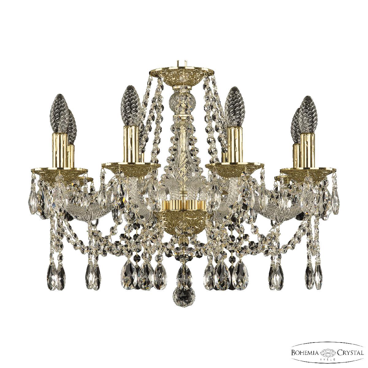 Подвесная люстра Bohemia Ivele Crystal 1607/8/200 G