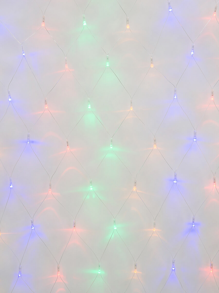 Светодиодная гирлянда Uniel сетка (09565) разноцветный ULD-N2520-240/DTA Multi IP20