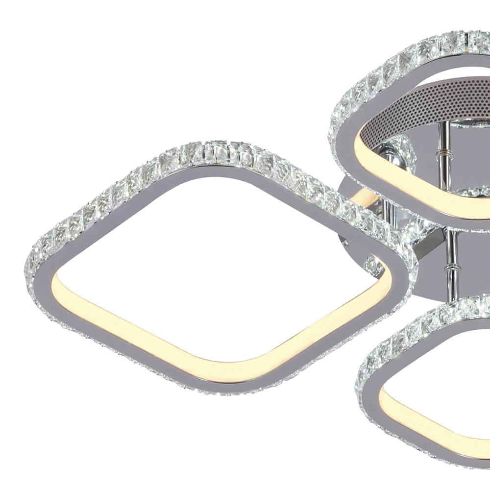 Потолочная светодиодная люстра с пультом управления Seven Fires Флери SF7014/4C-CR