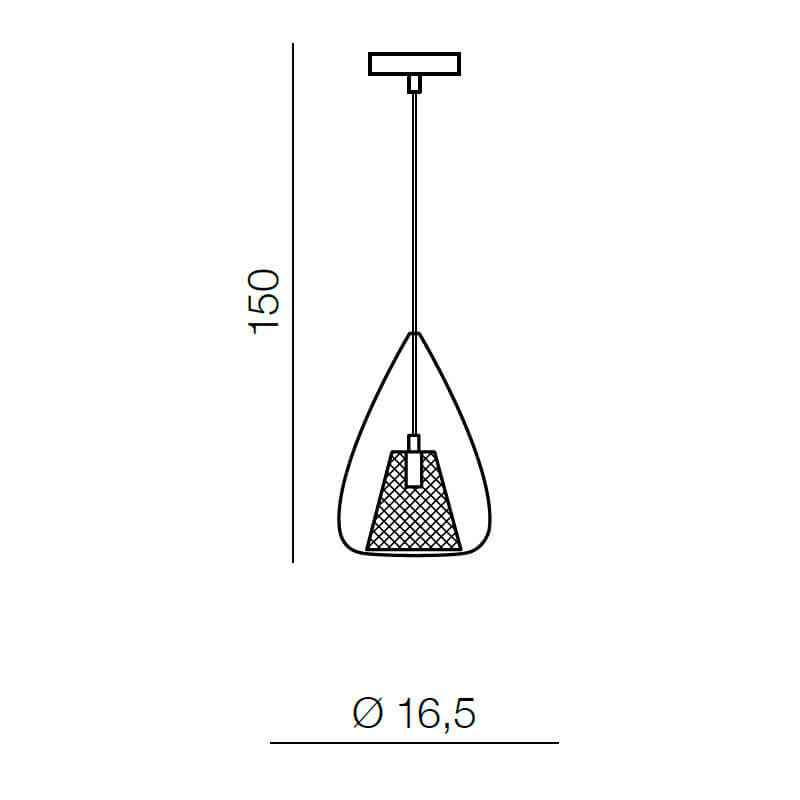 Подвесной светильник Azzardo Gordon 1 AZ2166