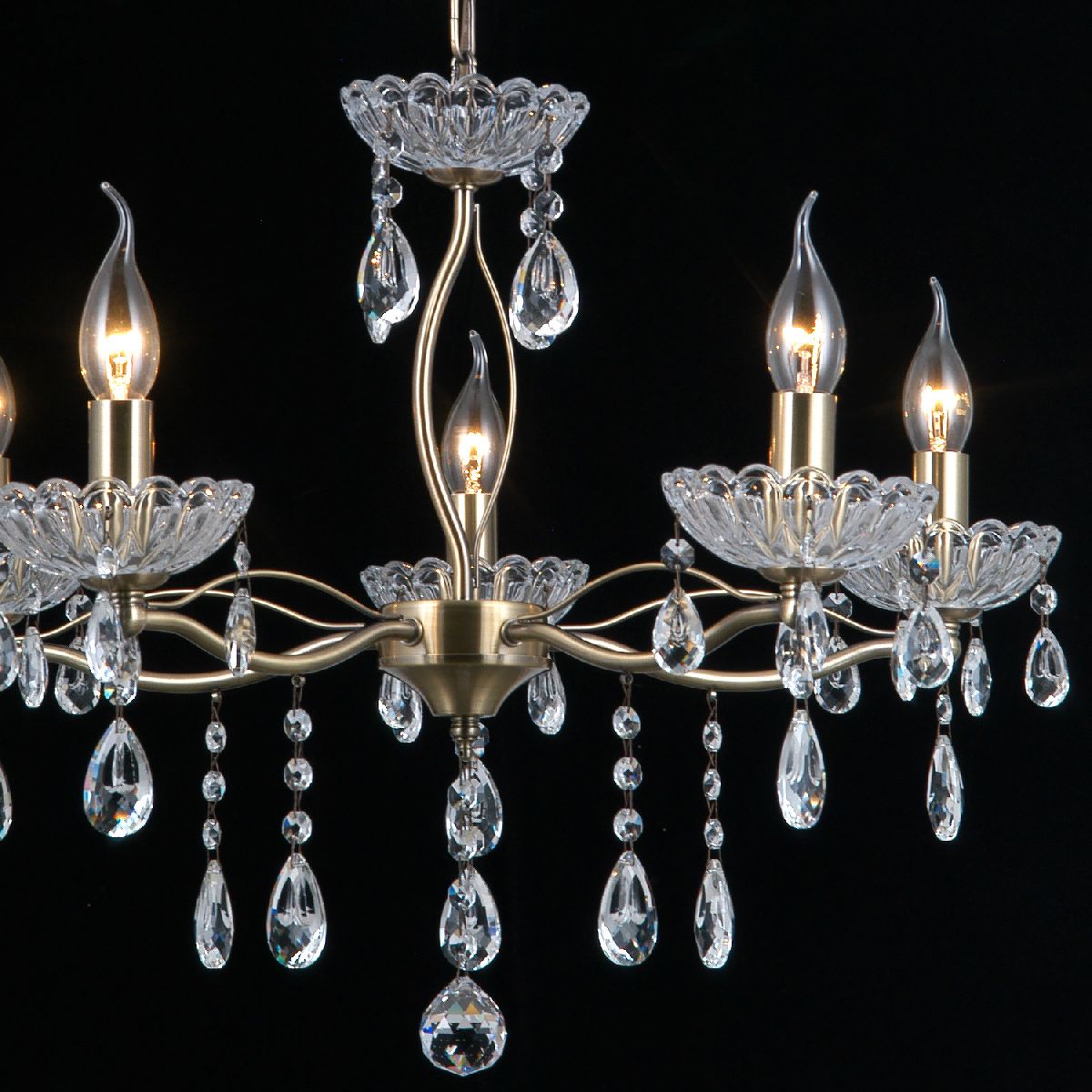 Подвесная люстра Illumico IL0265-5PSQ-24 AB CASTOR