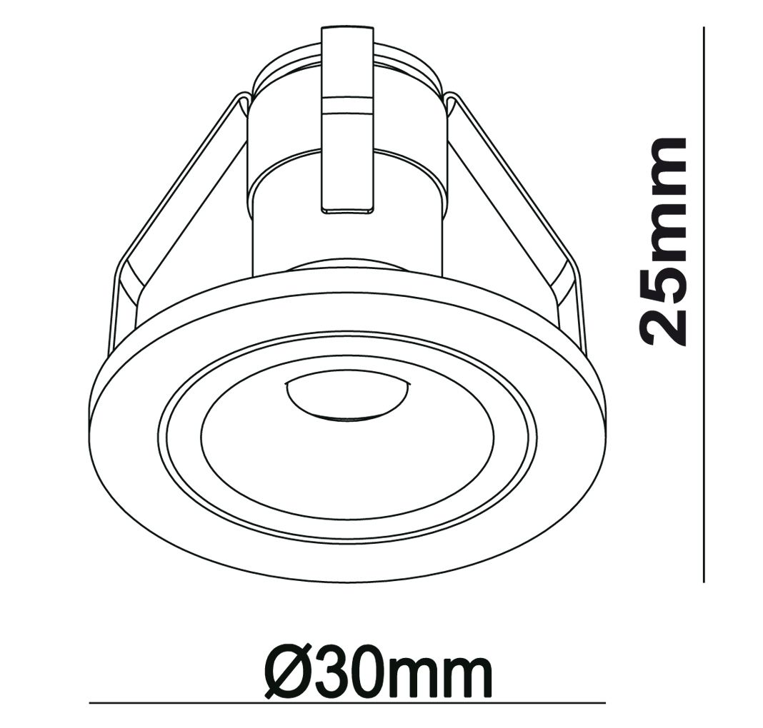 Встраиваемый светильник Deko-Light Punto Lumi 565173