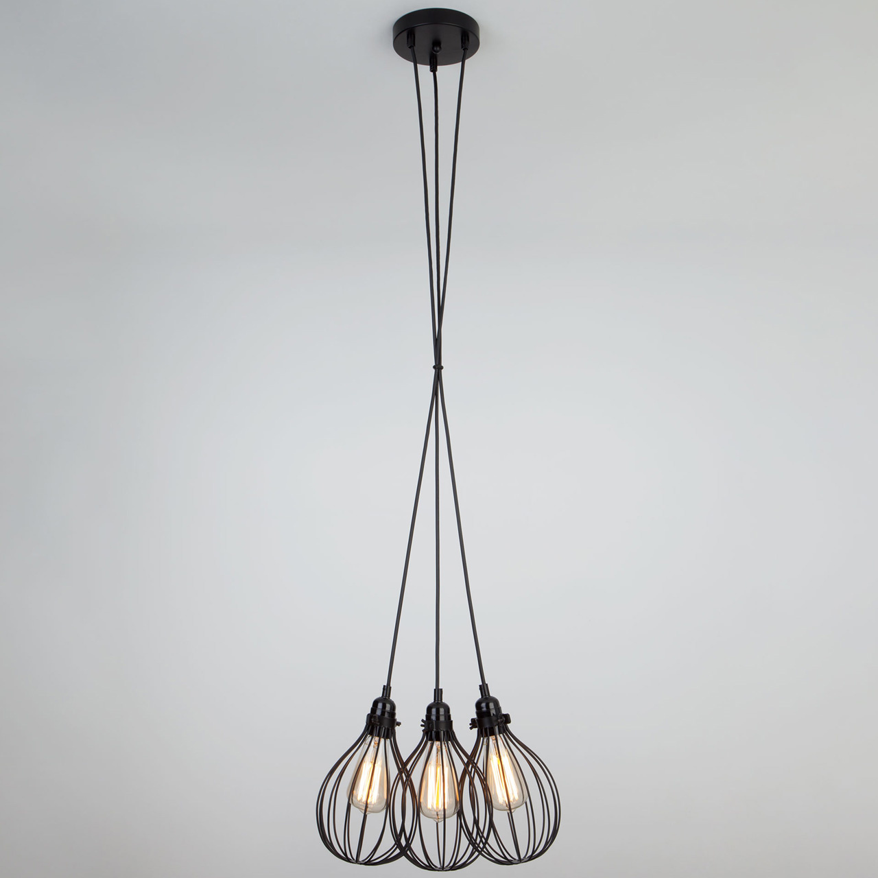 Подвесная люстра Eurosvet Moll 50059/3 черный