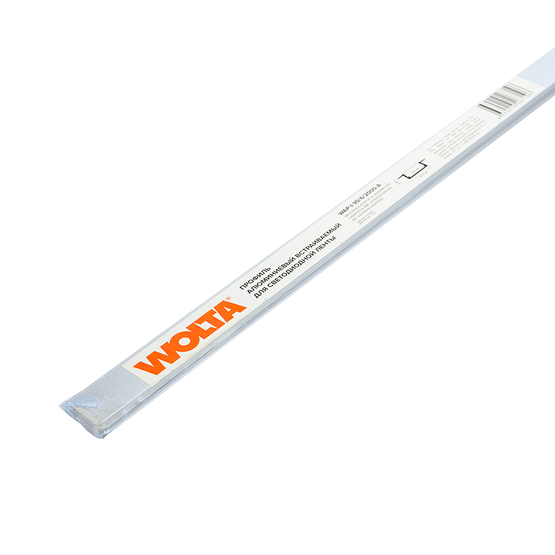 Профиль алюминиевый встраиваемый Wolta WAP-I-30/6/2000-A