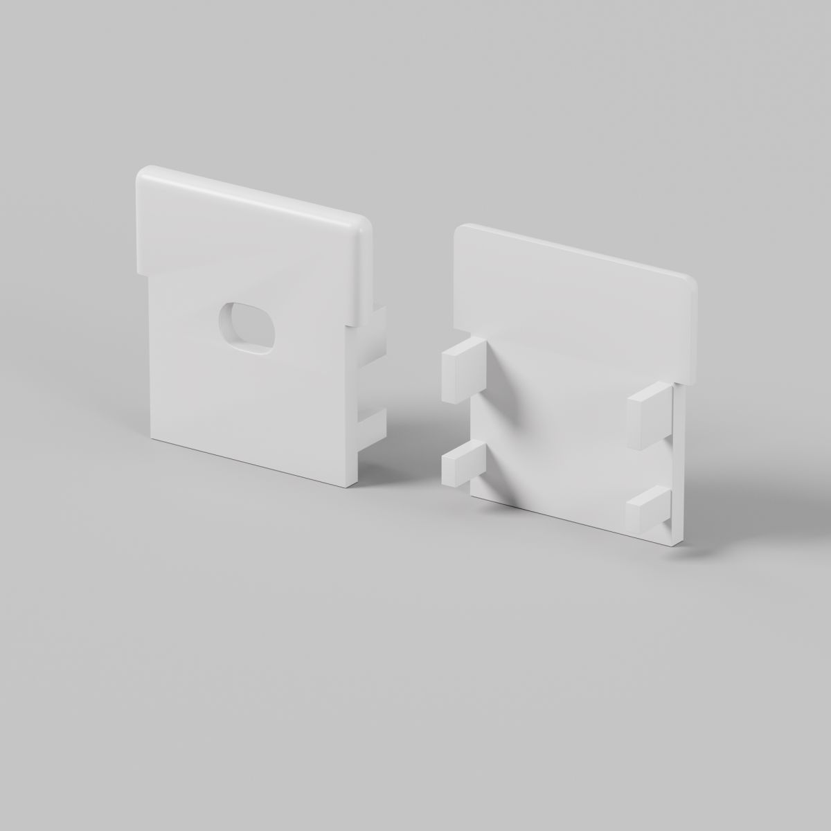 Комплект заглушек для профиля 26×26 2шт Maytoni Led Strip ALM-2626-EC 642060