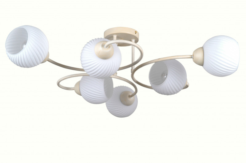 Люстра на штанге Natali Kovaltseva 81400/6C BEIGE GOLD