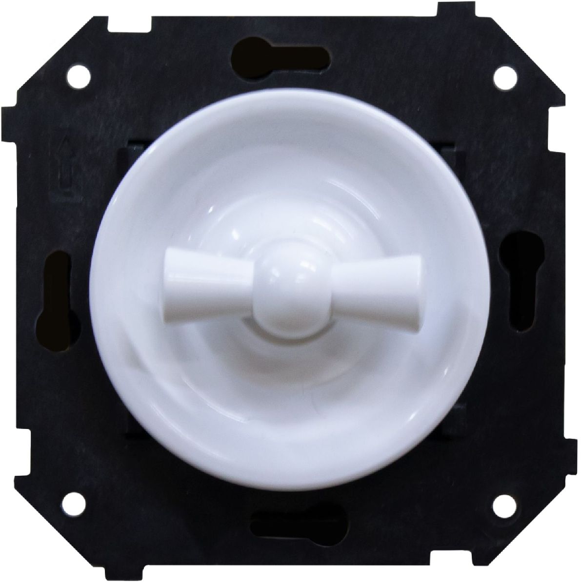 Выключатель одноклавишный проходной Bironi Шедель B3-201-21