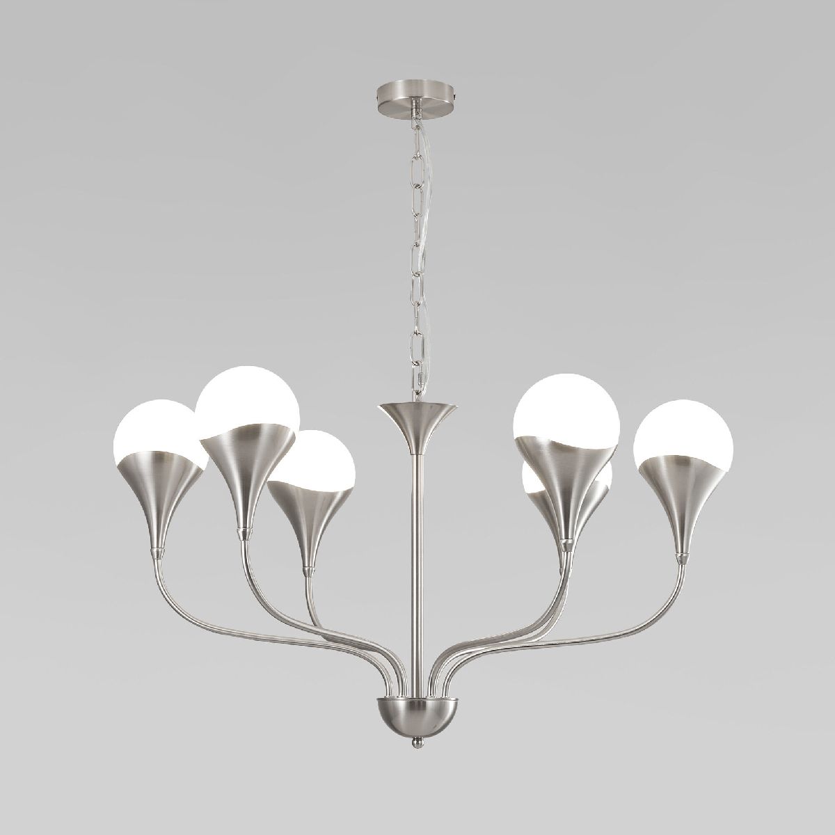 Подвесная люстра Eurosvet 60169/6 никель Smart a068276