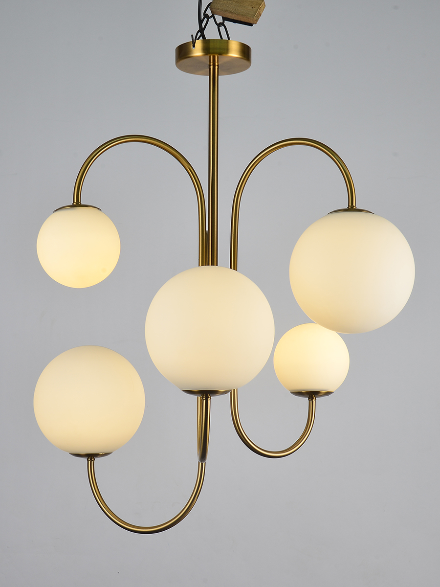 Люстра на штанге Elvan LU-7629/6-Е14-GlMl