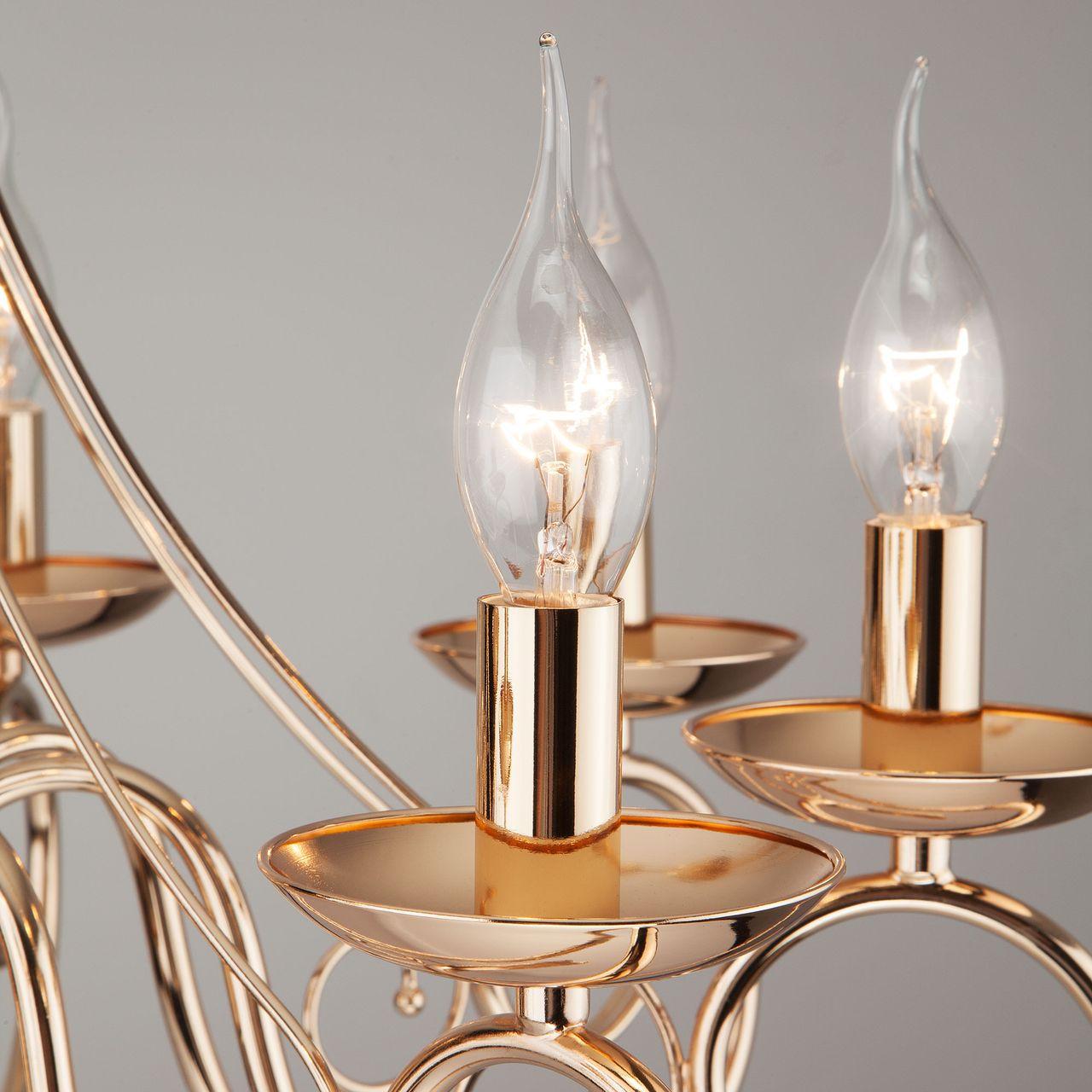 Подвесная люстра Eurosvet Provence 22404/8 золото