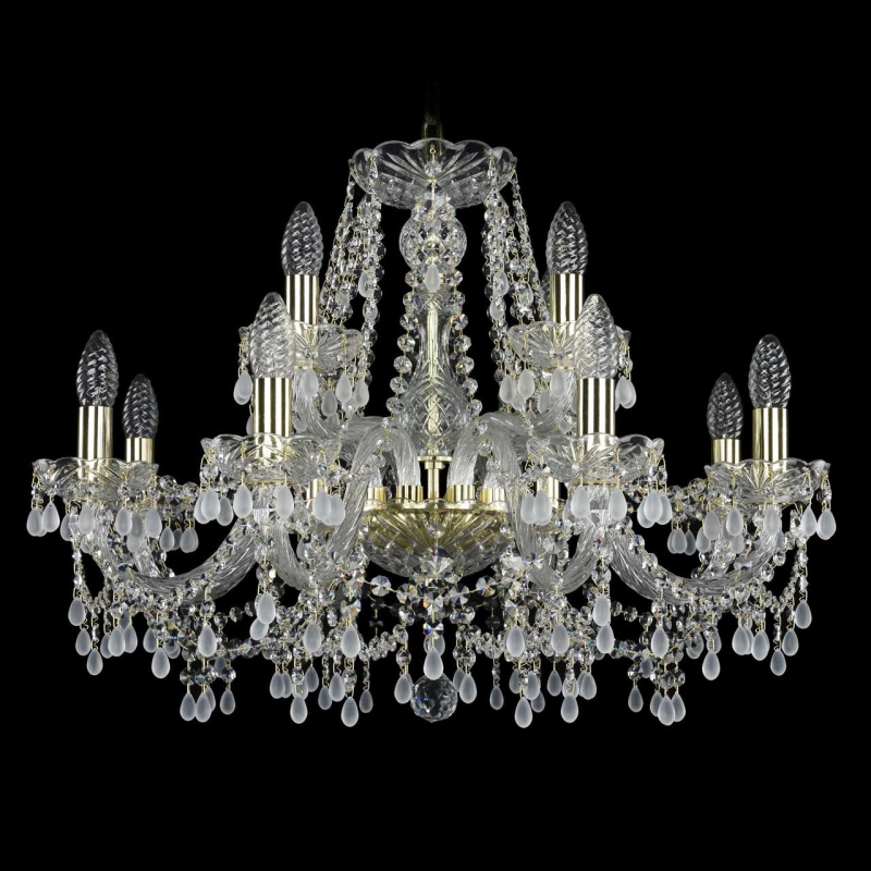 Подвесная люстра Bohemia Ivele 1410/8+4/240/G/V0300