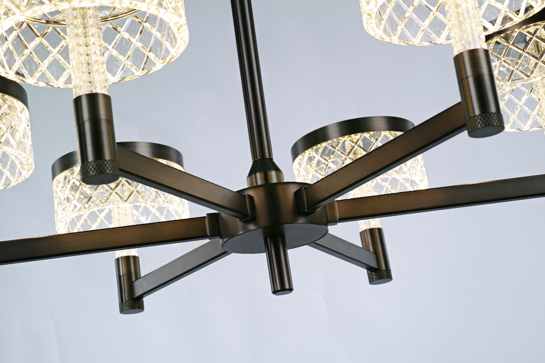 Подвесная люстра Delight Collection MD21020075 MD21020075-8A matt black