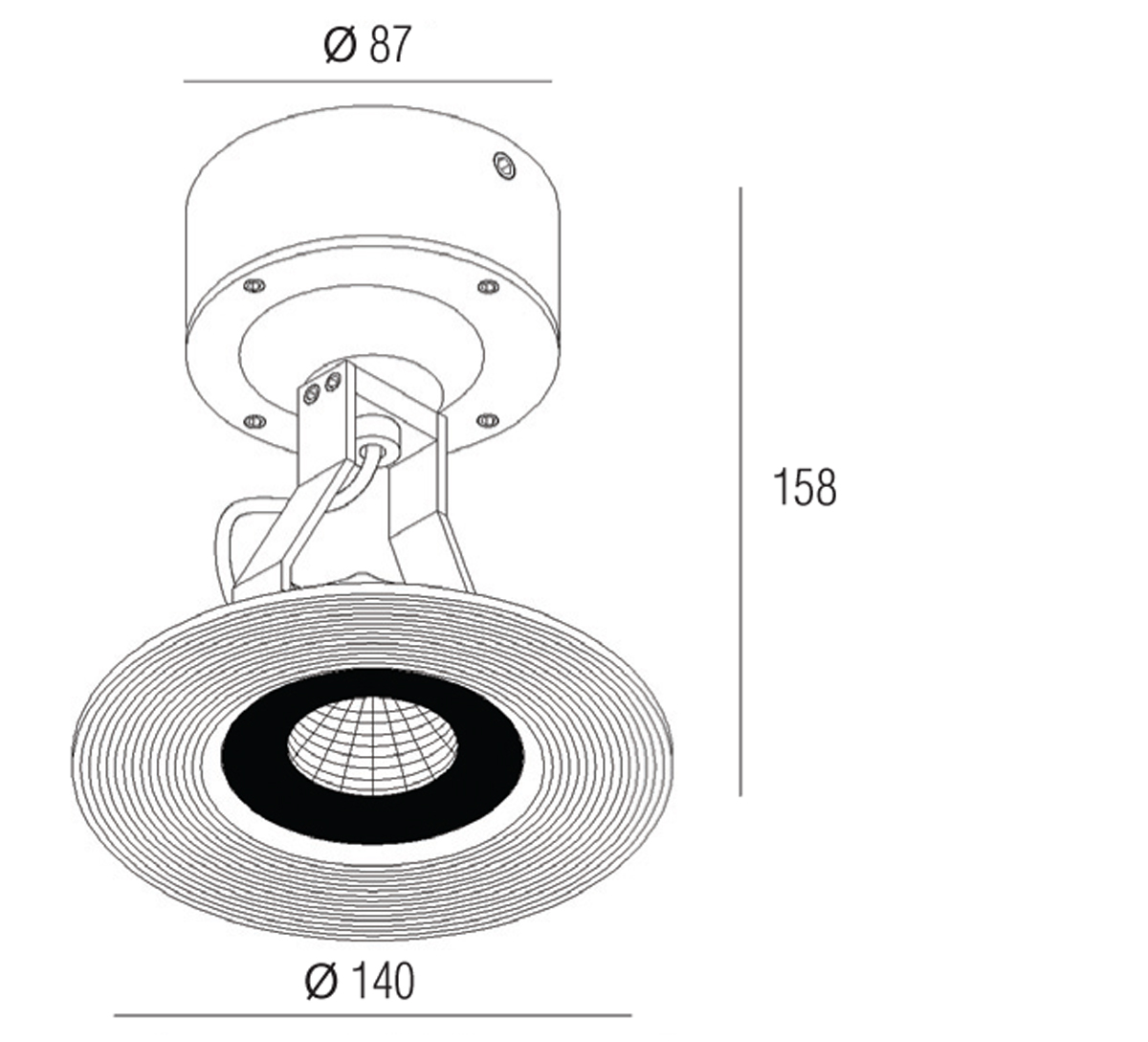 Накладной спот Donolux Disco DL18411/11WW-White