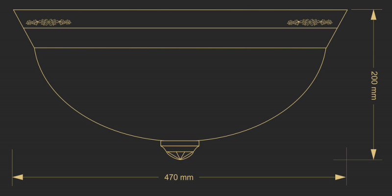 Потолочный светильник Kutek Bellagio BEL-PL-3(P)470-SW