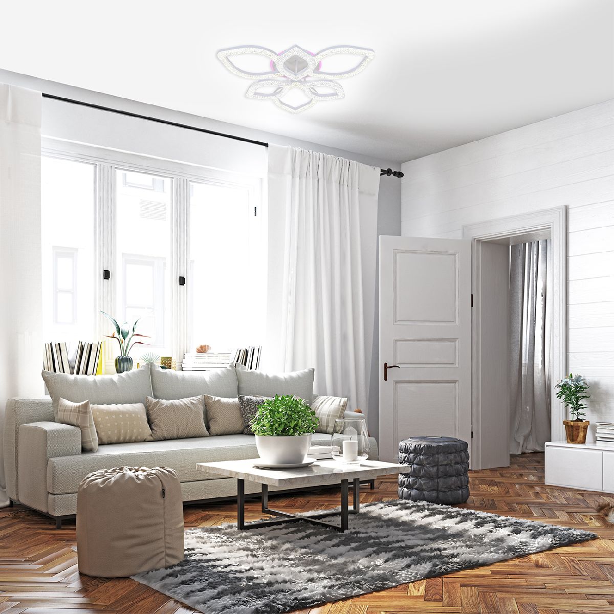 Потолочная люстра Escada Aquarius 10289/6LED BL