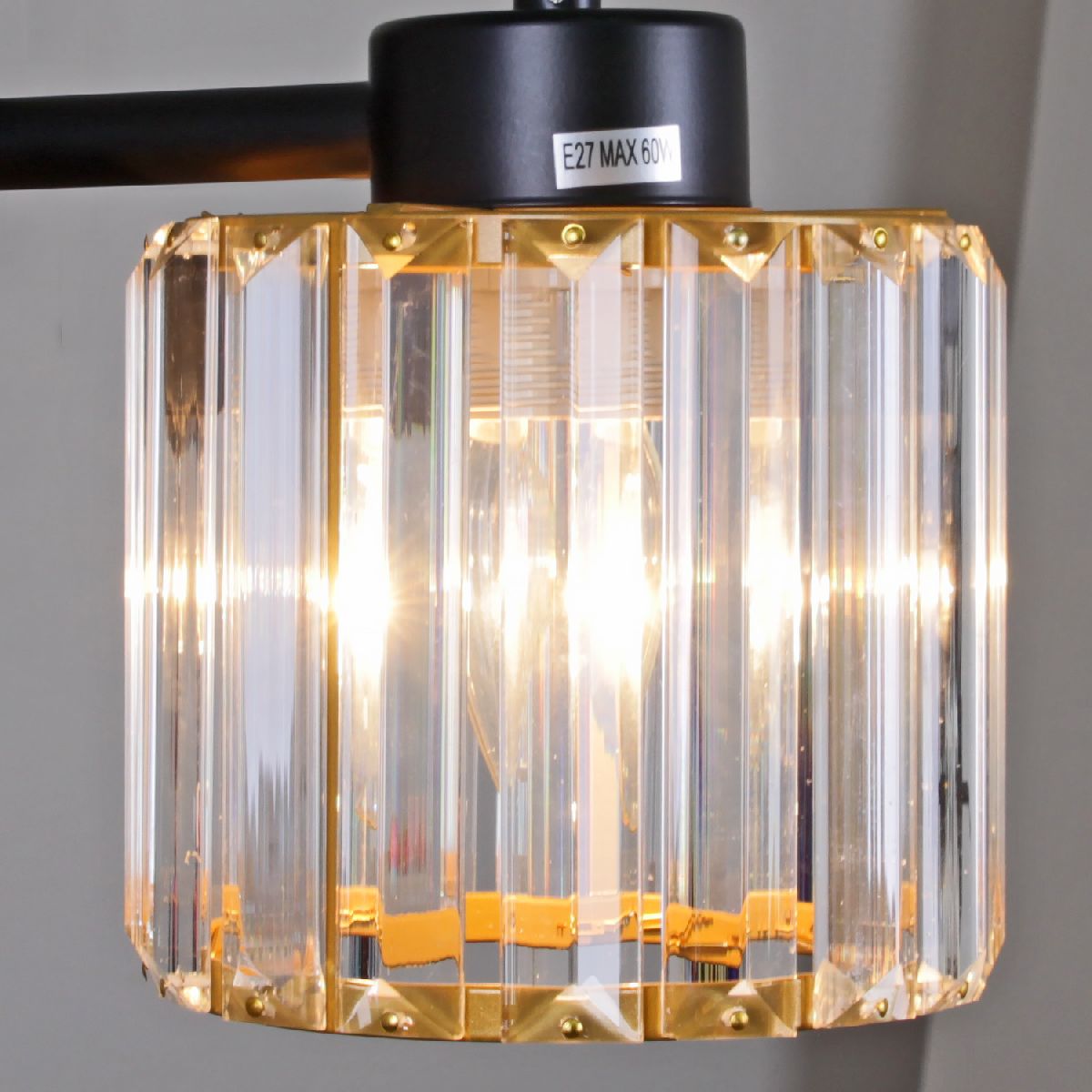 Люстра на штанге Illumico IL1305-5CPA-29 BK GD