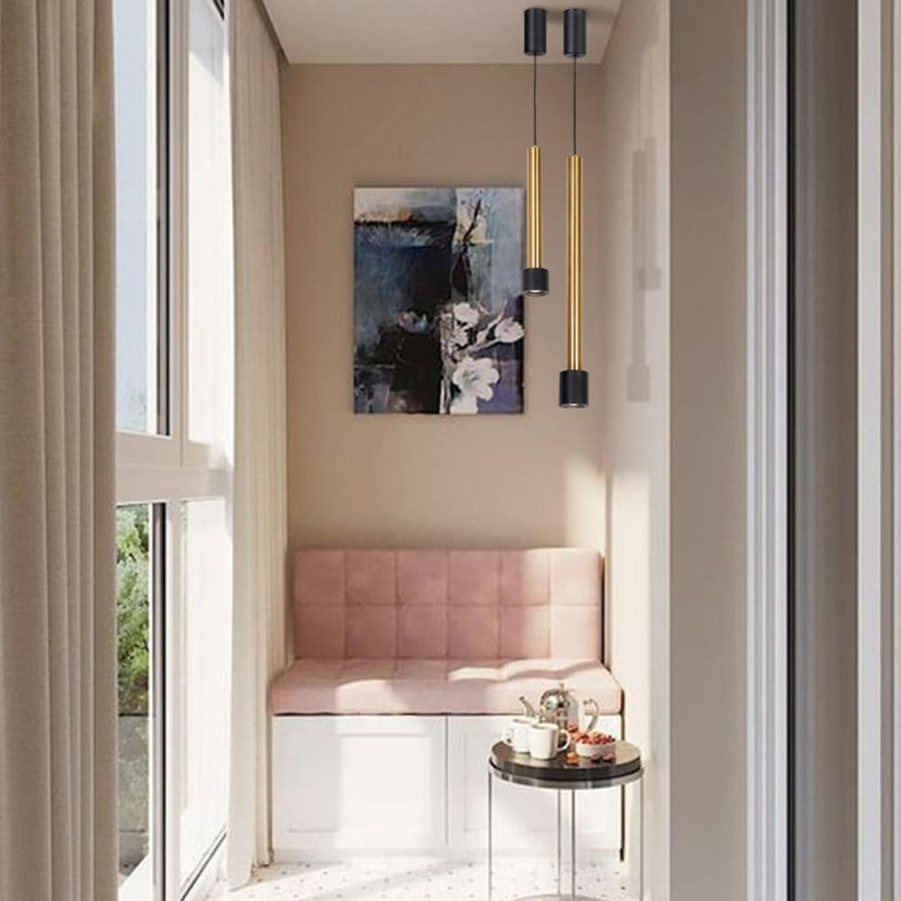 Подвесной светильник Lumien Hall Салерно LH4098/1P-GD-SBK