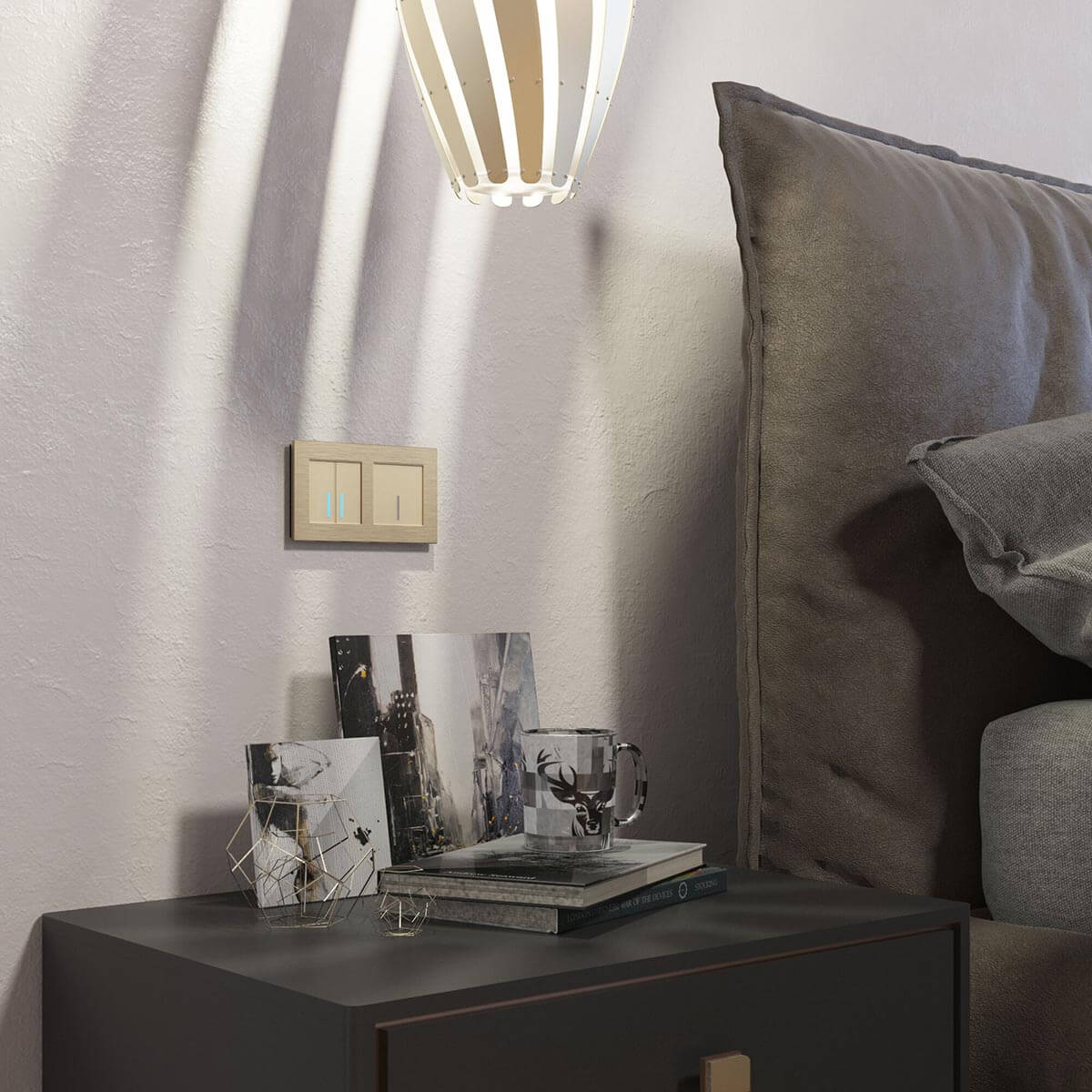 Сенсорный выключатель одноклавишный с подсветкой Werkel 4690389179549 W4510011