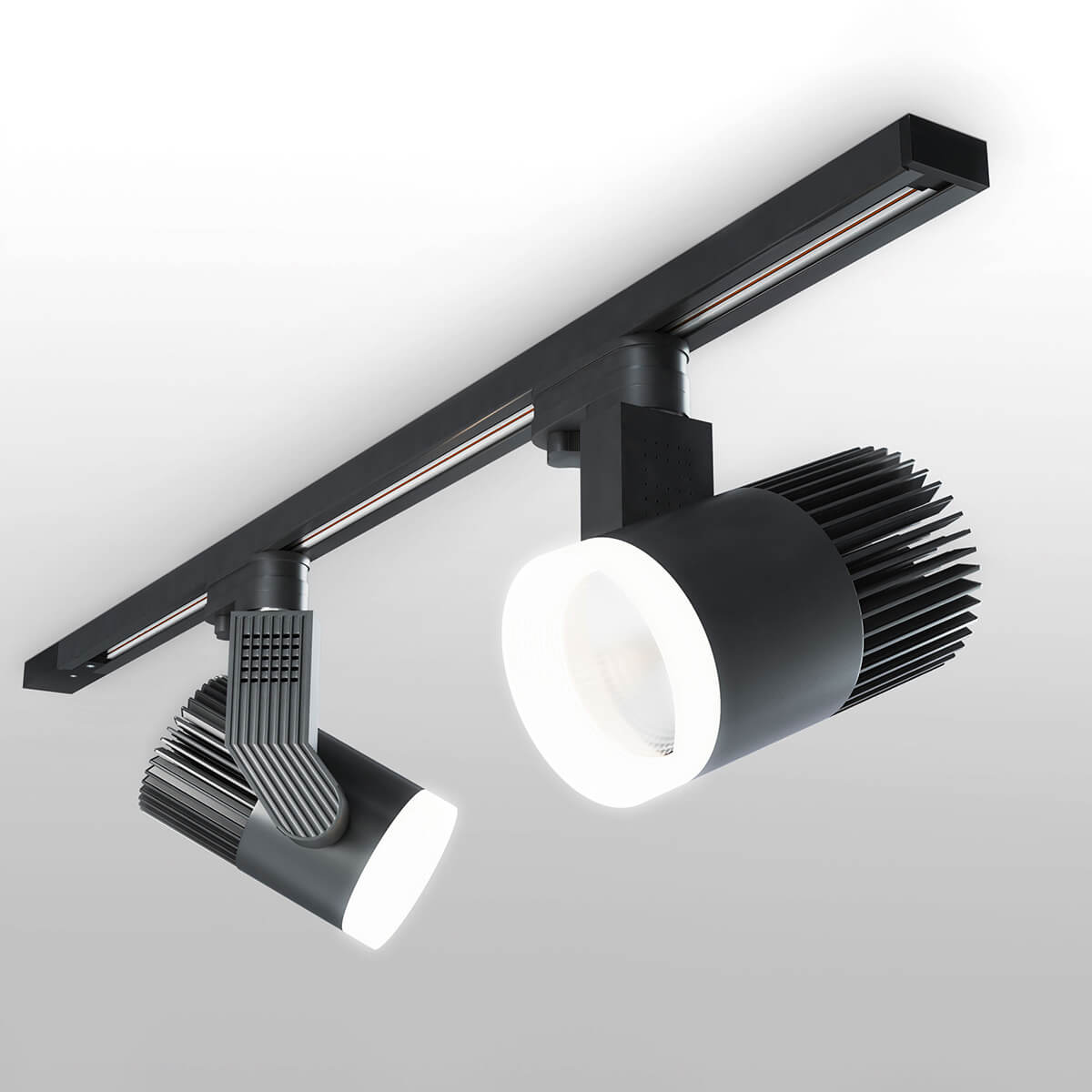 Трековый светильник Elektrostandard Accord Черный 30W 4200K (LTB37) однофазный 4690389135699