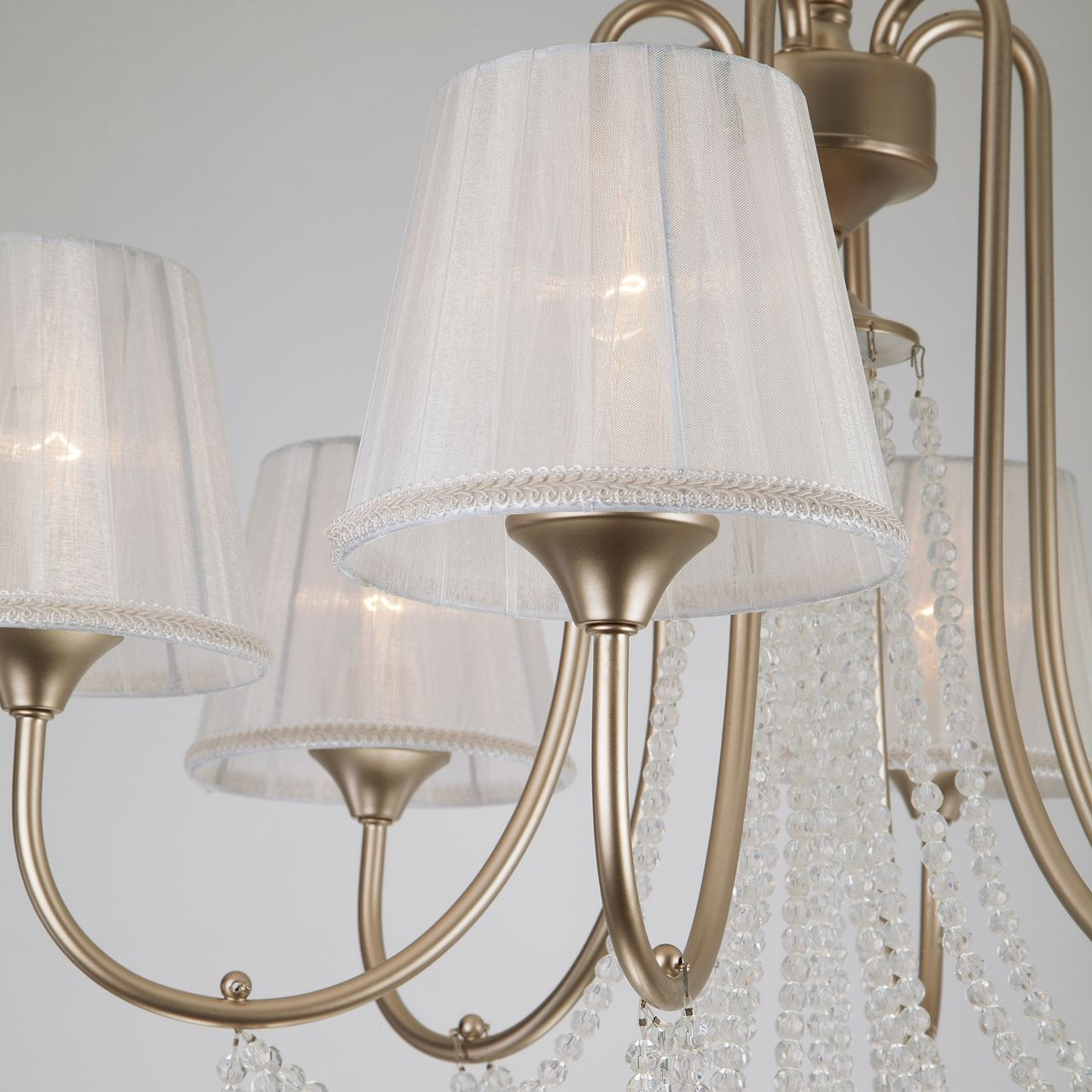 Подвесная люстра Eurosvet Serenata 10088/6 перламутровое золото Strotskis