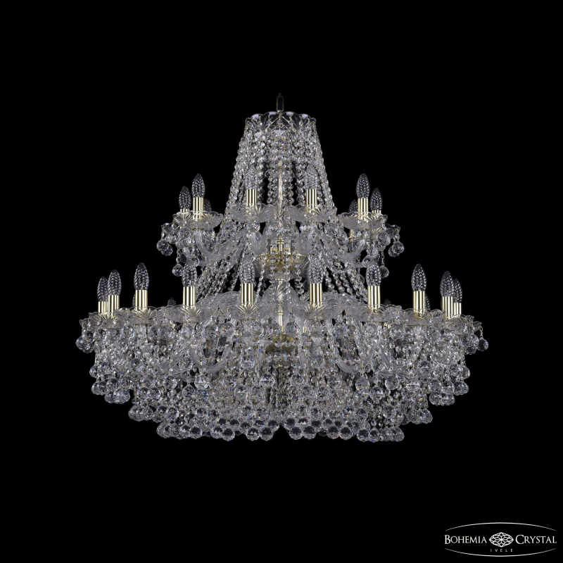 Подвесная люстра Bohemia Ivele Crystal 1409/20+10/360/2d G