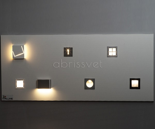 Встраиваемый светильник Italline XFWL10E alu