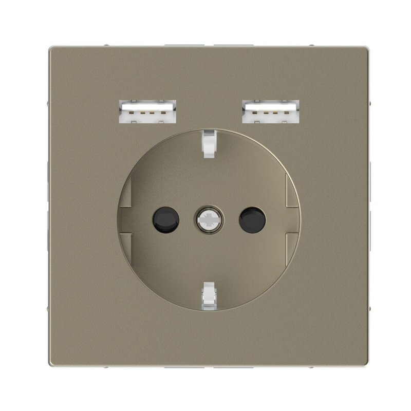 Розетка компьютерная USBx2 Schneider Electric Merten D-Life MTN2366-6033