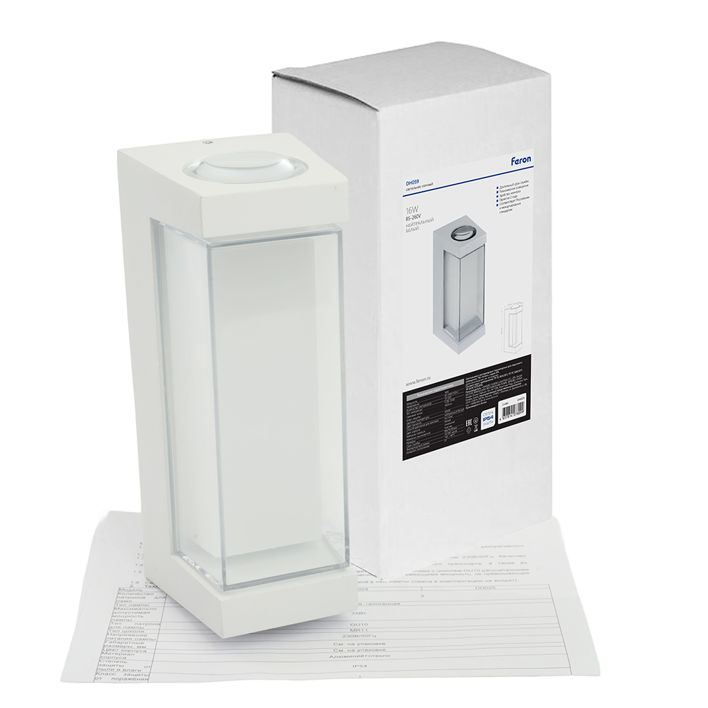 Уличный настенный светильник Feron Челси DH059 51483