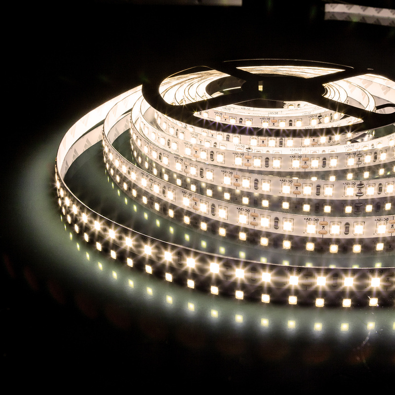 Светодиодная лента Elektrostandard 12V 9,6W 120Led 2835 IP65 теплый белый, 5м 4690389167034