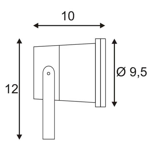 Ландшафтный светильник SLV Nautilus Spike XL 227410