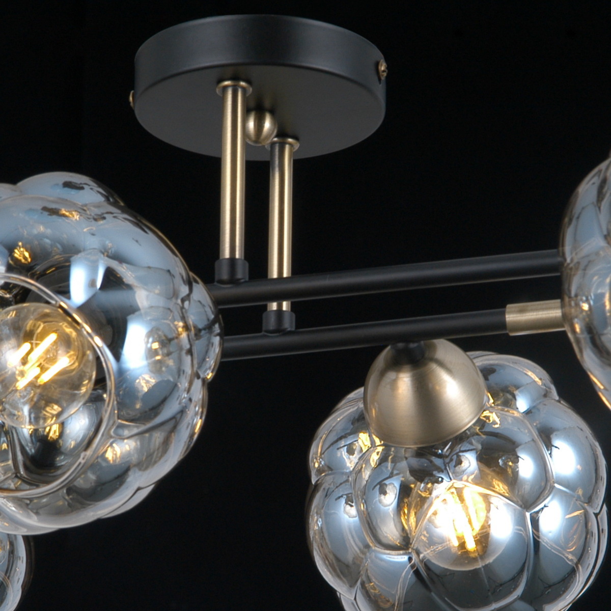 Люстра на штанге Illumico IL0442-4CSQ-79 BK