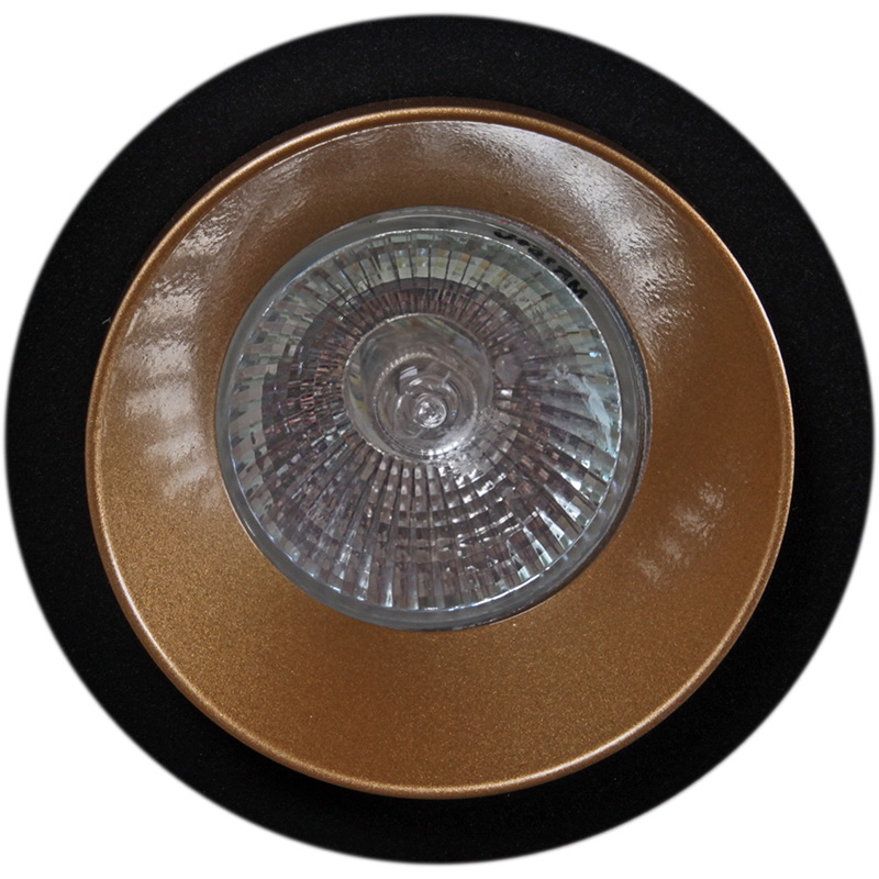 Встраиваемый светильник Reluce 51611-9.0-001MN MR16 BK+GD