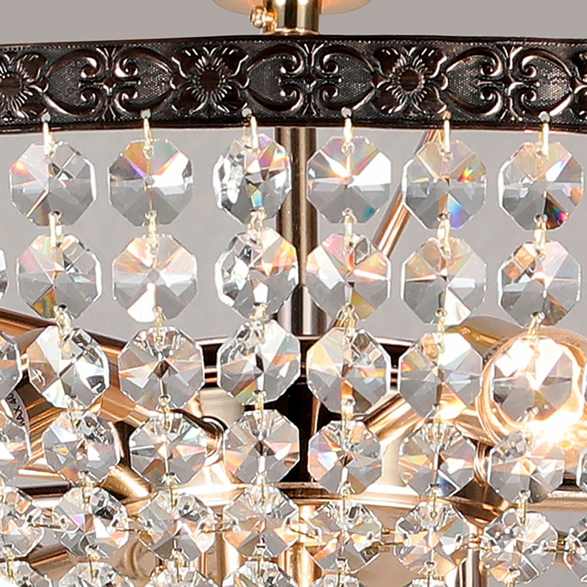 Люстра на штанге Illumico IL8775-16C-30 GD BK