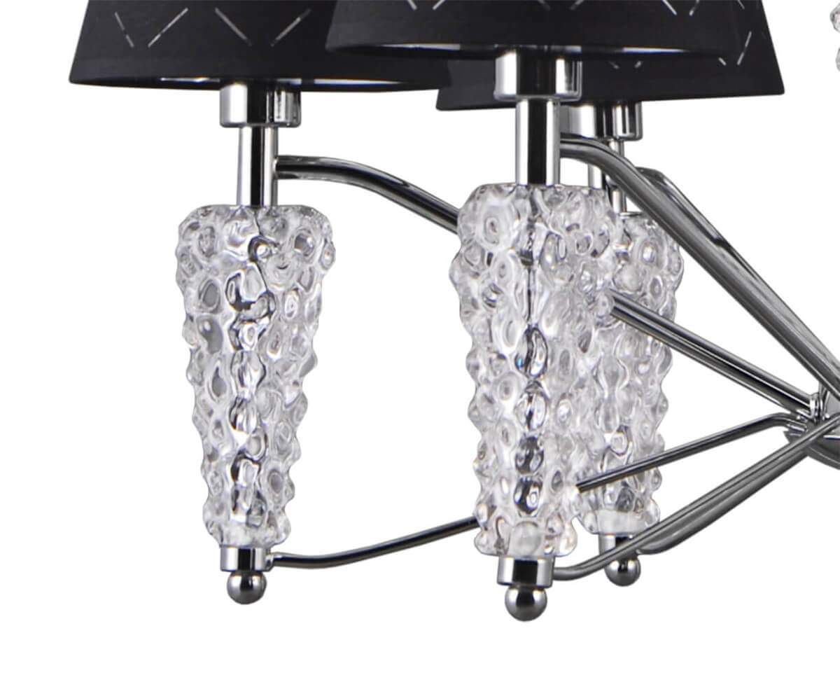 Подвесная люстра Lumien Hall Элисон 1016/6H-CR-BK