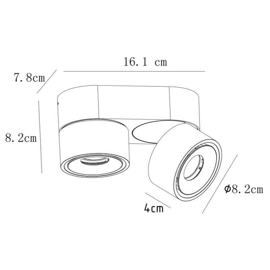 Светодиодный спот Lucide Yumiko 35911/16/30