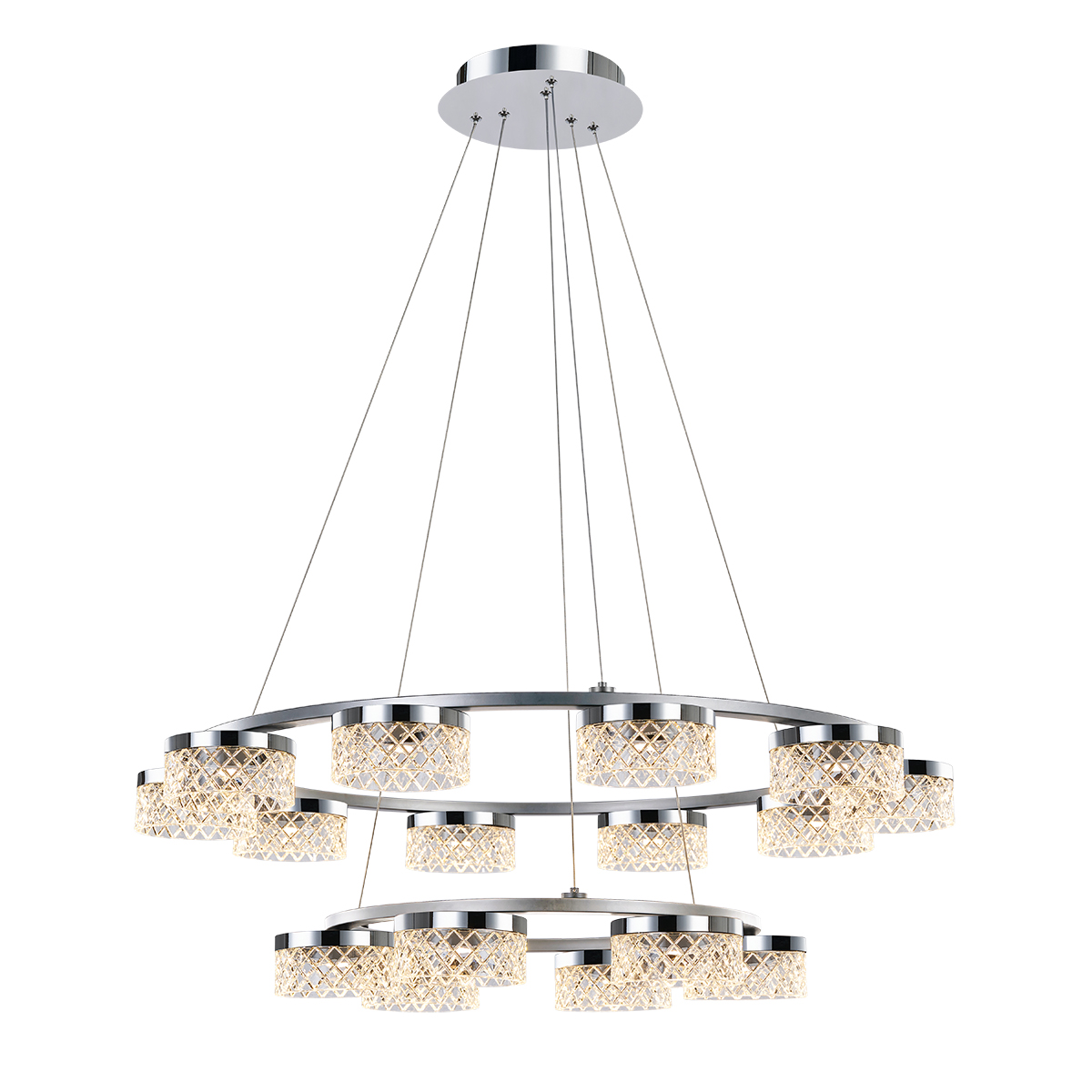 Подвесная люстра Delight Collection MD21020075 MD21020075-16B chrome