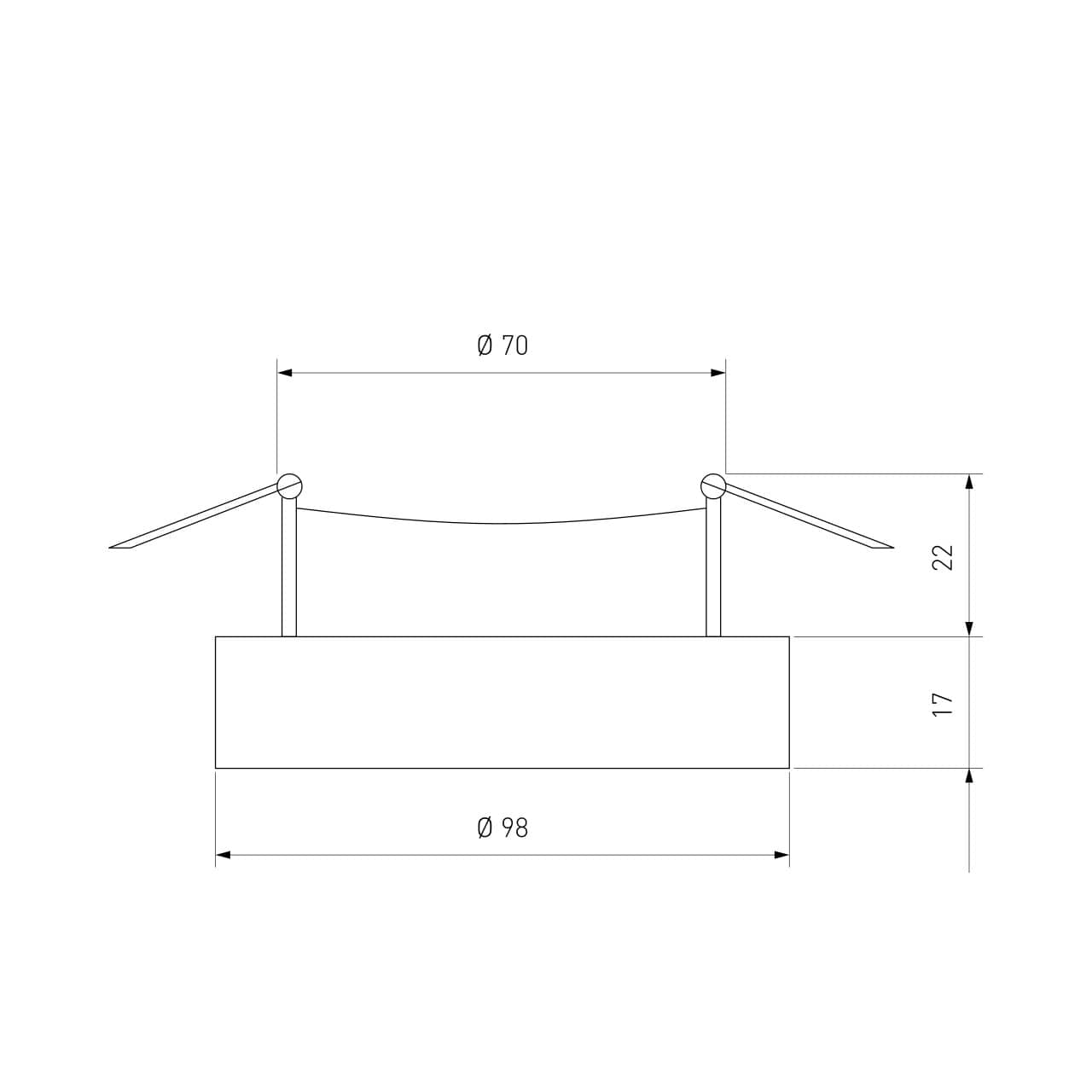 Встраиваемый светильник Elektrostandard 118 MR16 белый/черный 4690389168956