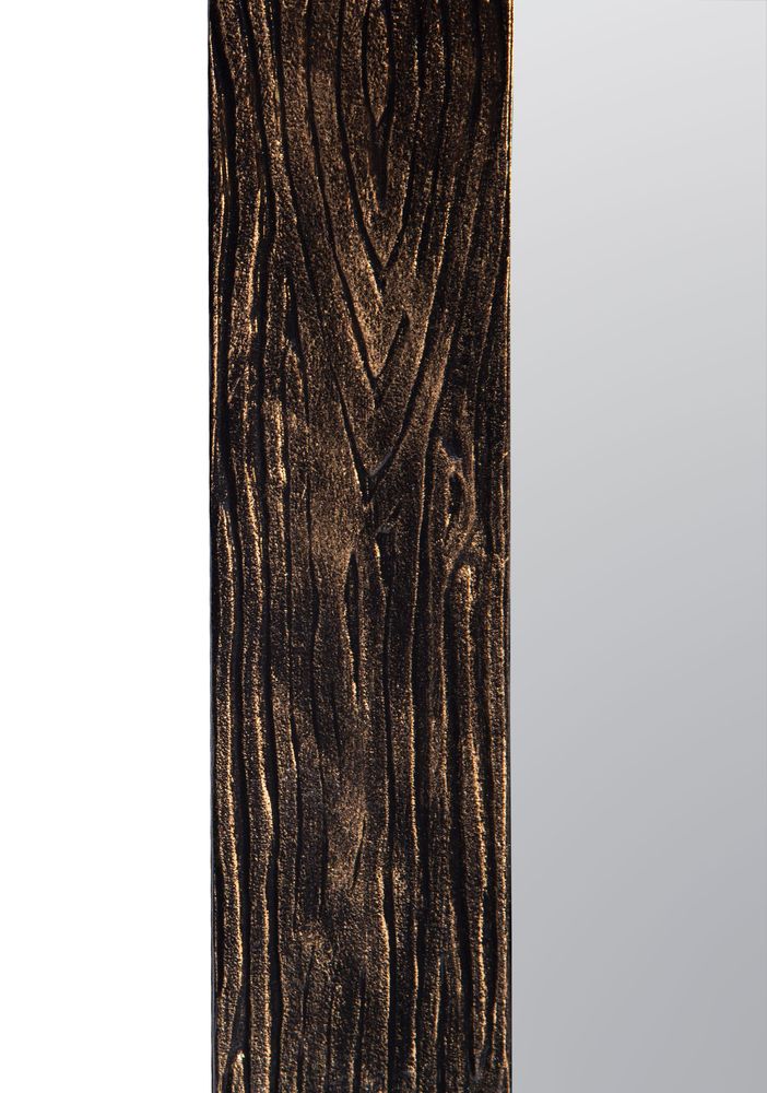 Зеркало Runden Кора II золото/коричневый V20101