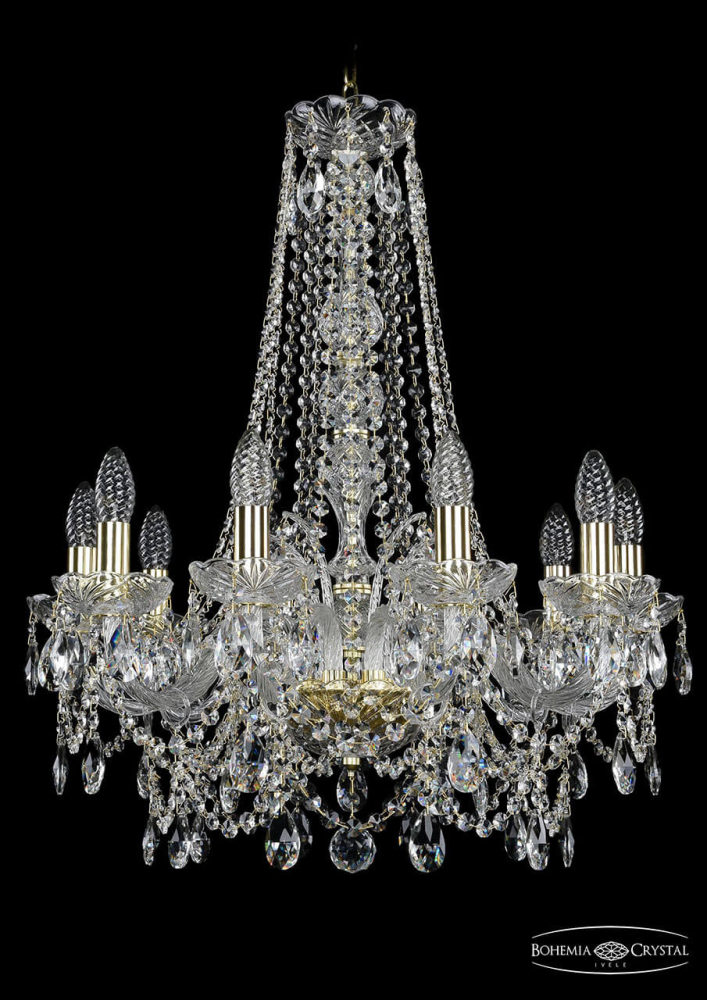 Подвесная люстра Bohemia Ivele 1411/10/195/h-70/G