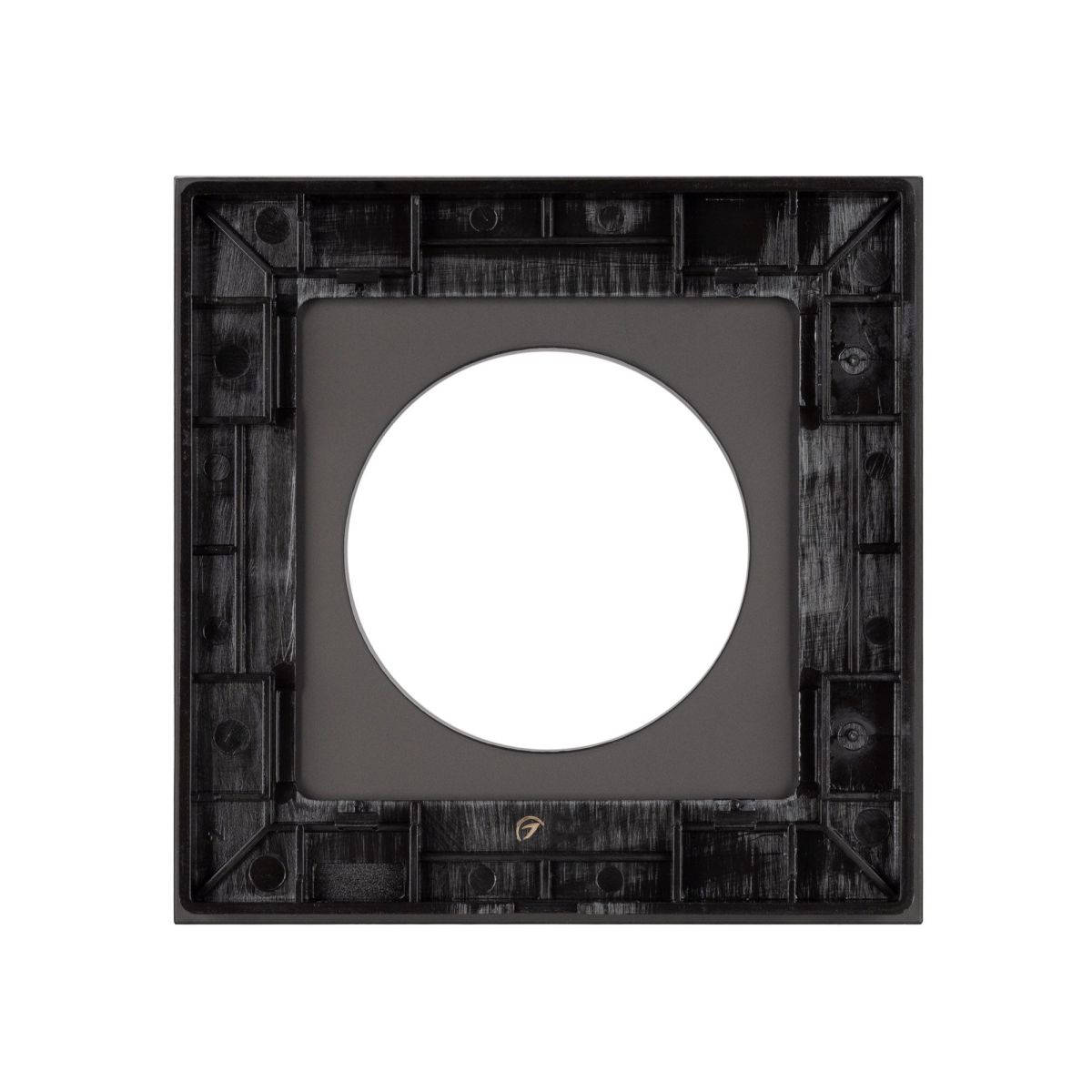 Рамка стеклянная на 1 пост Arlight FRM-GLARE-GC-1-BK 043833