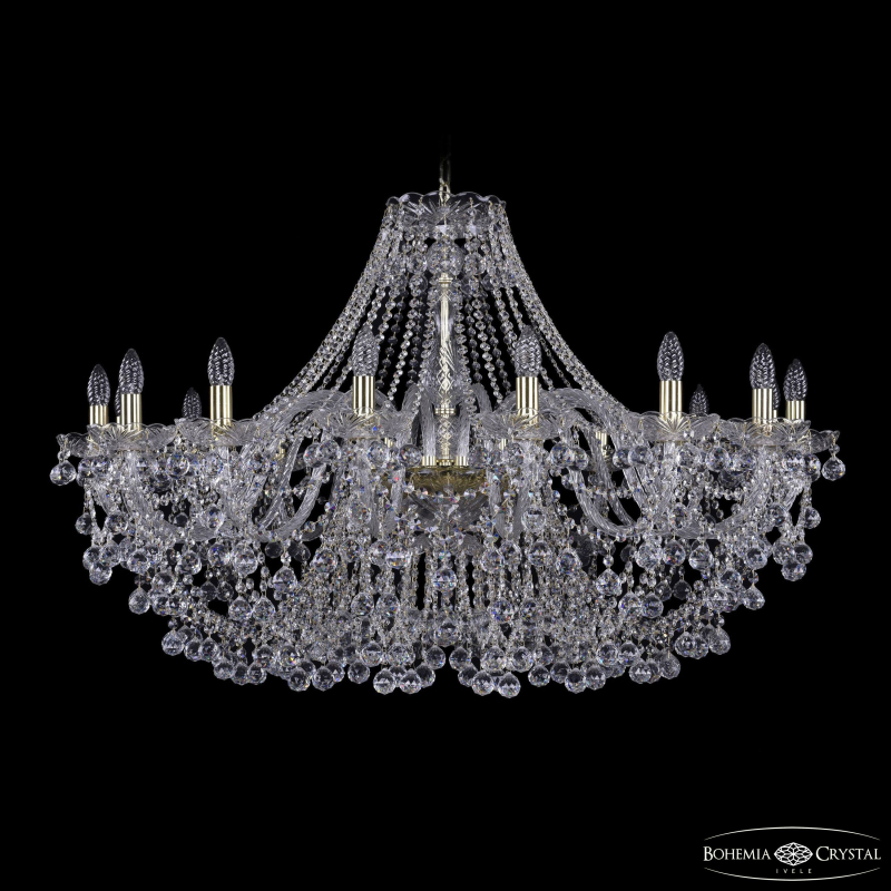 Подвесная люстра Bohemia Ivele Crystal 1409/16/400 G